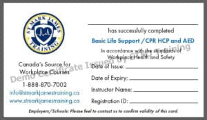 Basic Life Support (BLS) CPR HCP Course in Edmonton