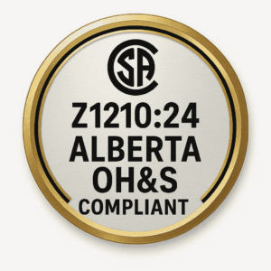 OHS and CSA compliance badge Edmonton